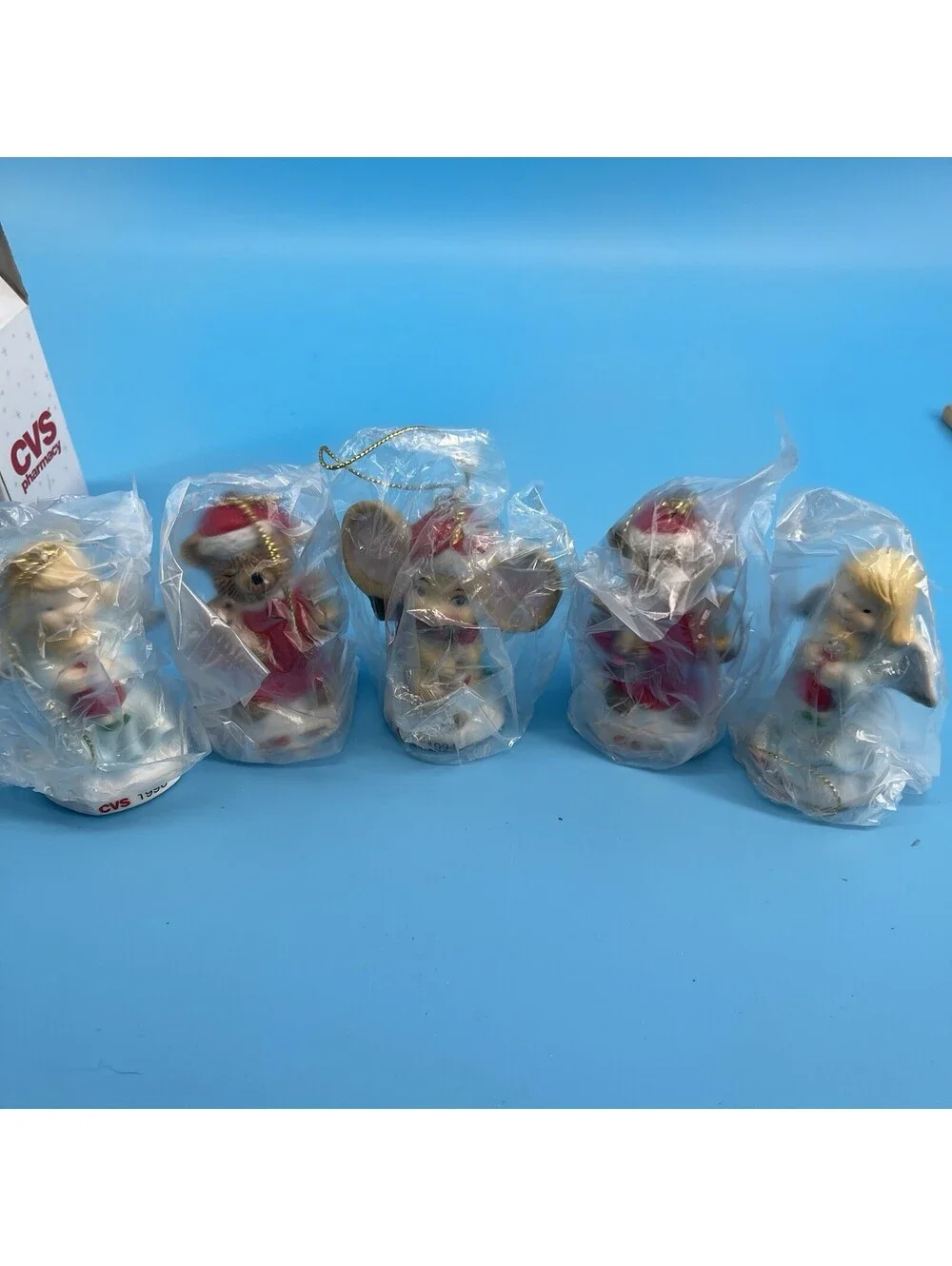 VTG 1997 CVS Traditions Christmas Ornaments Set of 5 New in Boxes